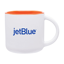 14 OZ TWO TONE CERAMIC MUG