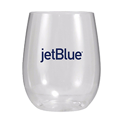 12 OZ PLASTIC STEMLESS WINE GLASS