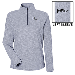 LADIES ECLIPSE JACQUARD 1/4 ZIP