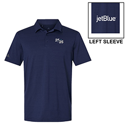 MEN'S ADIDAS TEXTURED STRIPE POLO